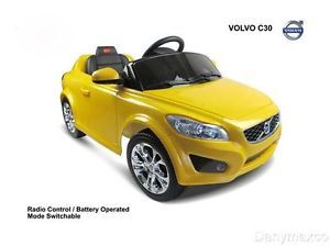 Volvo C30 Baby Kids Ride on Power Wheels Battery Toy Car Yellow