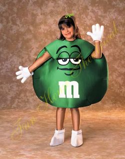 Green M M Candy Halloween Costume Brand SML Child 18513