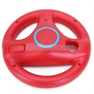 Plastic Racing Game Steering Wheel for Nintendo Wii Mario Kart Remote Controller