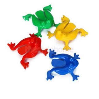 Cute Plastic Jumping Frog Play Toy Kids Fun Party Favor