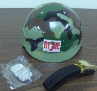 Gi Joe Army Accessory Kit Helmet Dog Tag Grenades Set