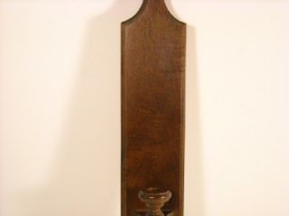 Tell City Chair Co Wooden Wall Sconce Candle Holder 22" Pattern 3168