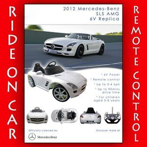 Mercedes SLS Baby Kids Ride on Power Wheels Battery Toy Car  Remote Control