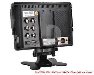 Liliput 7" TFT LCD HD HDMI AV1 AV2 Field Monitor DSLR Camera Canon 5D Mark II