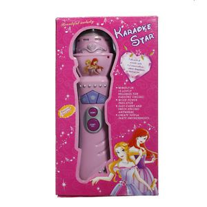 Pink Wireless Microphone Mic Karaoke Music Singing Toy Boys Girls Kids Children