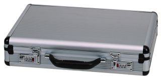 18" Aluminum Briefcase Hard Side Portfolio Attache Case Combination Lock New