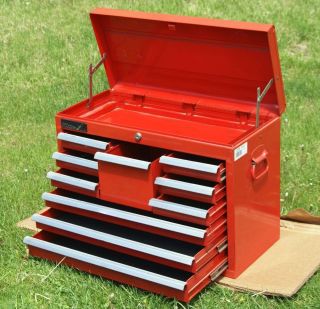 Homak® BW00202200 - 2-Drawer Industrial Steel Brown Portable Tool Box/Chest  (20 W x 9 D x 10 H)