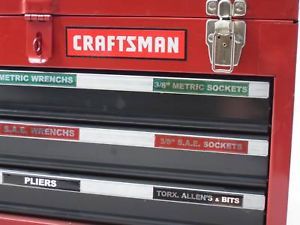 Magnetic Toolbox Labels Organize Your Tool Drawers