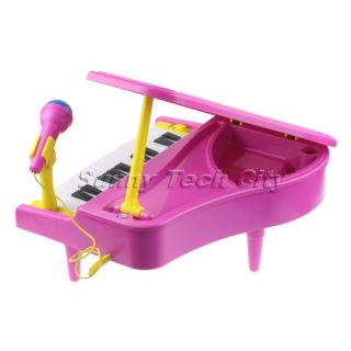 New Cute Simulation Electronic Piano Kids Toy with Microphone Gift