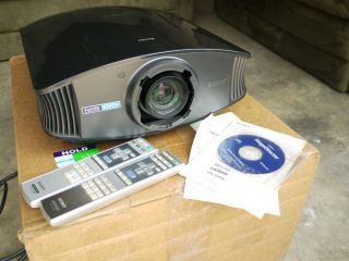Sony Bravia VPL VW60 LCD Projector 1080p HDMI with Lamp Works Great