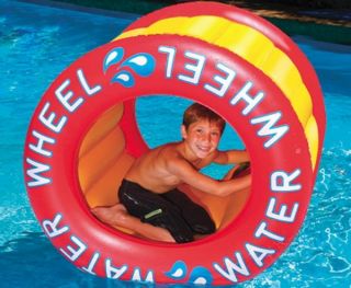 New Pool Float Huge Inflatable Water Wheel Kids Raft for Pool or Lake Fun