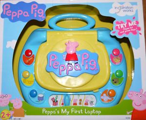 Peppa Pig Peppa's My First Laptop Kids Toy Brand New Boxed
