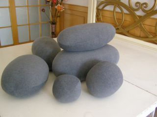 Living Stones Shape Bean Bags Chair Bed Lounger Bags Throw Pillow Sofa