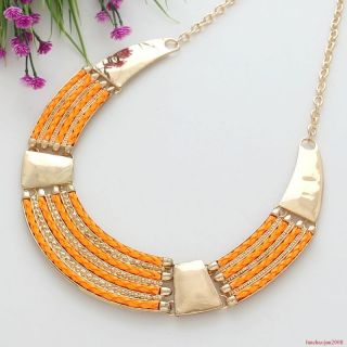 Hot Selling New Fashion Beautiful Noble Bib Necklace Jewelry 7colour U Pick
