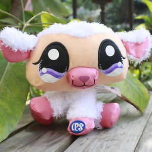 New My Little Pet Shop White Sheep Plush Toy Lovely for Kids 