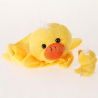 Yellow Duck Hand Puppet Finger Puppet Preschool Kids Funny Toy Soft Comfortable