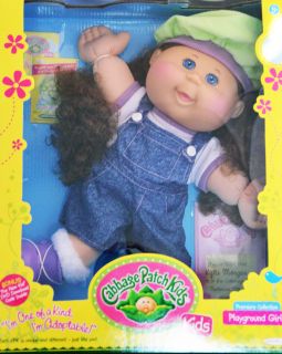 Cabbage Patch Kids Doll Kylie Morgan Brown Hair Blue Eyes Freckles September 15