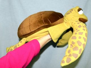 Finding Nemo Large 18" Plush  Turtle Dad Crush Hand Puppet Stuffed