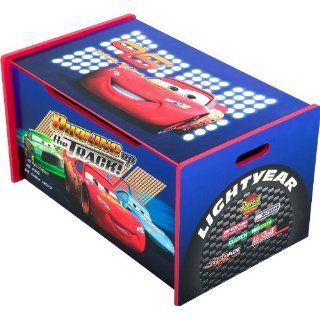New Kids Childrens Cars Toy Box Chest Storage Organizer 24 63L x 13 50H x 15 38W