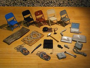 WWE Wrestling Accessories for Figures Lots to Choose from Chairs Weapons