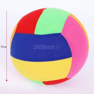 3X Kids Children Play Ball Toy Soft Rainbow Volleyball 11 8 inch Lightweight