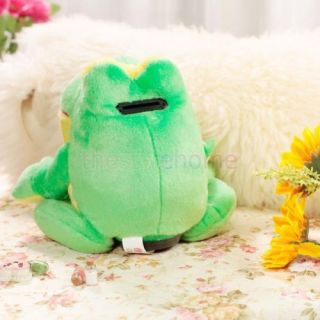 Cute Green Frog croak Piggy Bank Coin Container Toy Perfect Gift for Kids