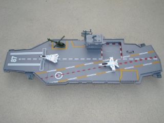 Toy Aircraft Carrier Huge 30" Navy Warship Planes Helicopter Sounds