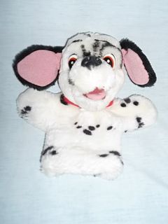 Original Mattel Disney 1991 101 Dalmatians 9" Plush Hand Puppet Dog Puppy