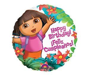 Dora The Explorer Happy Birthday Balloon Party Supplies Feliz ...