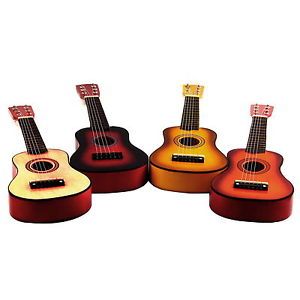 21 inch Wooden Strings Guitar for Beginners Practice Kids Toy Gift Mini Size BR