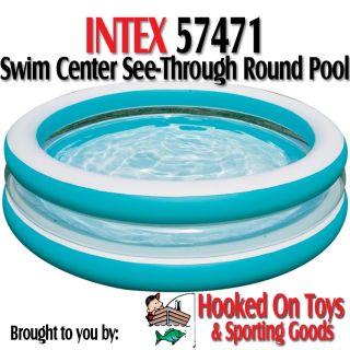 Intex 57489 Swim Center See Through Round Pool 80" Inflatable Kiddie Pool