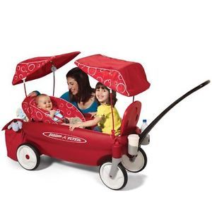 Radio Flyer Comfort Embrace Wagon Wooden Kid Toddler Riding Ride on Toy 3400 New