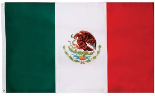 3' x 5' ft Flag Mexico Indoor Outdoor Country Mexican Yard w Grommets Feet