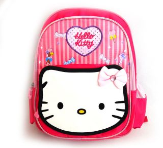 Hello Kitty Plush Preschool School Backpack Shoulder Girls Kids Toy Bag