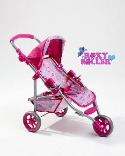 Fast Del on Roxy Roller Kids Toy 3 Wheel Mini Doll Pushchair Stroller Buggy Pram