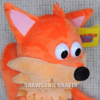 Aardman Timmy Time Plush Stuffed Toy 13" Finlay The Fox Soft Figure