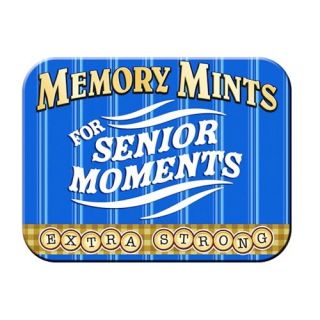 Memory Mints for Senior Moments Retirement Party Favor Joke Gag Gift