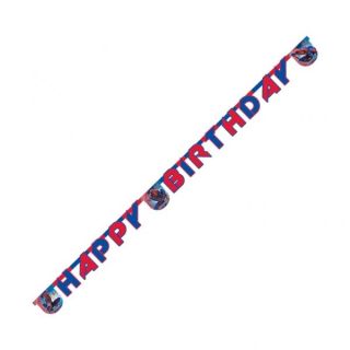 The Amazing Spiderman Party Happy Birthday Card Letter Banner 2 3 M Long