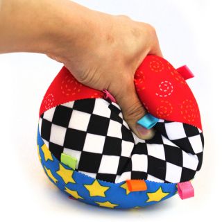 Baby Toddler Kids New Soft Small Bell Educational Cloth Ball Developmental Toys