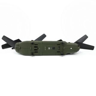 New 3 Channel Dual Rotor RC Helicopter Military Transport Airplane Rechargeable