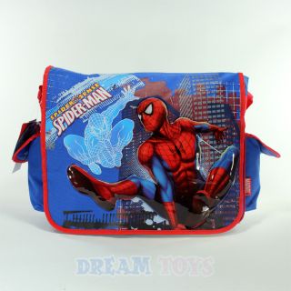 Marvel Spiderman Spider Sense Outline Large Messengaer Bag Backpack Boys Kids
