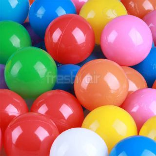 50pcs Soft Plastic Pop Up Pit Balls Play Tent Tunnel Pool Toys for Children Kids