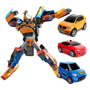 Tobot Tritan 3 Copolymers Transformer Robot Toy Figure Kids Children Kia Motors