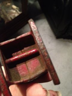Cast Iron Antique Doll House Miniature Rocking Chair