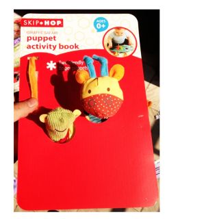 Infant Baby Children Kid's Teether Cloth Book Animal Mini Plush Cloth Book Toys
