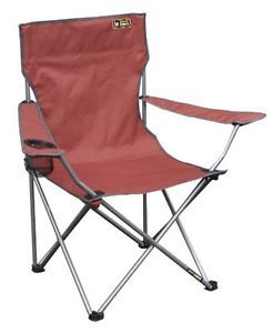 New Red Quick Folding Chair Quad w Carrying Bag Bright Portable Beach Camping