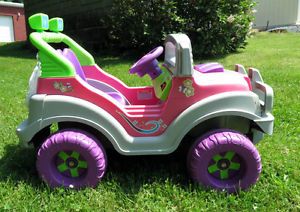 Dream Dazzlers Princess 4x4 Electric Motorized Toy SUV Jeep Ride on Car ...