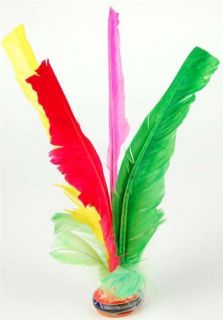 Chinese Jianzi Multicolor Feather Kicker Toy Hack Sack Kids Party Game Gift New