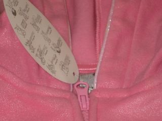 Disney Sleeping Beauty Princess Aurora Large L Pink Girl Jacket Shimmer Hooded