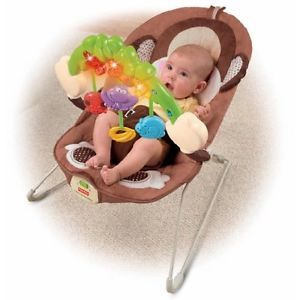 Infant Baby Newborn Cute Monkey Vibrating Bouncer Seat Chair w Lights Sounds